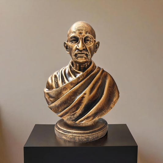 Mahatma Gandhi Statue, 8 Inch, Resin, Bust Statue of Gandhiji