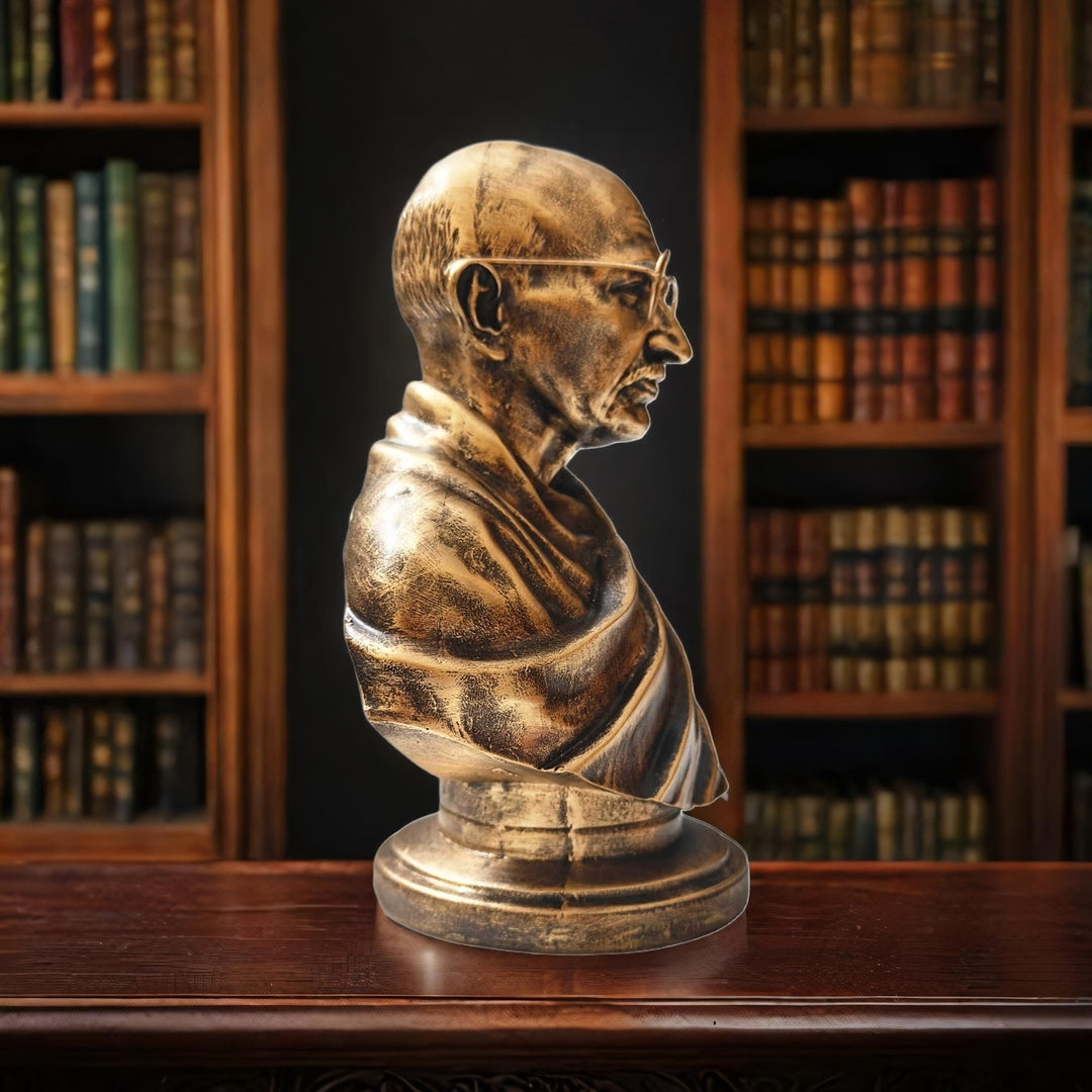 Mahatma Gandhi Statue, 8 Inch, Resin, Bust Statue of Gandhiji