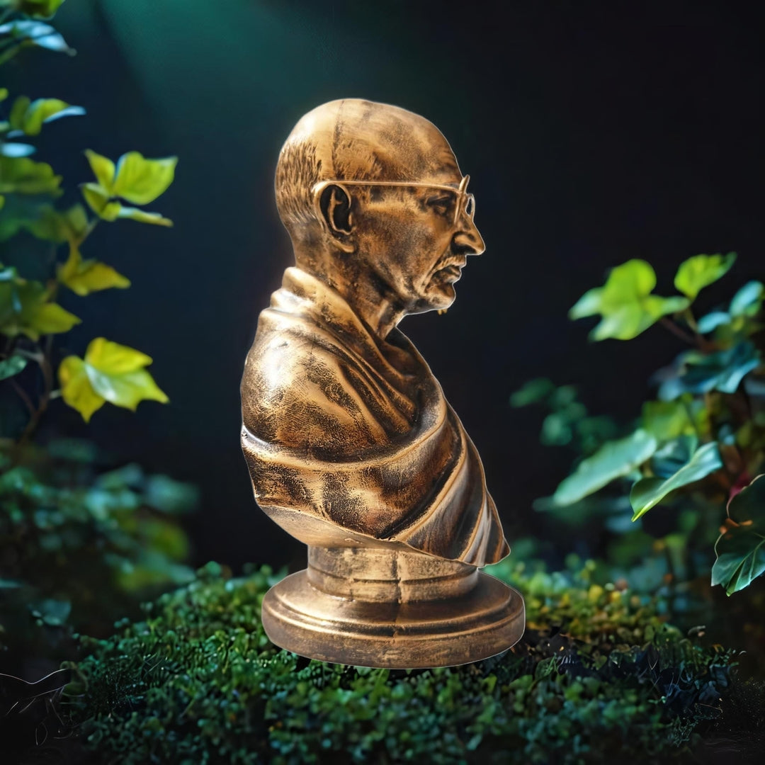 Mahatma Gandhi Statue, 8 Inch, Resin, Bust Statue of Gandhiji
