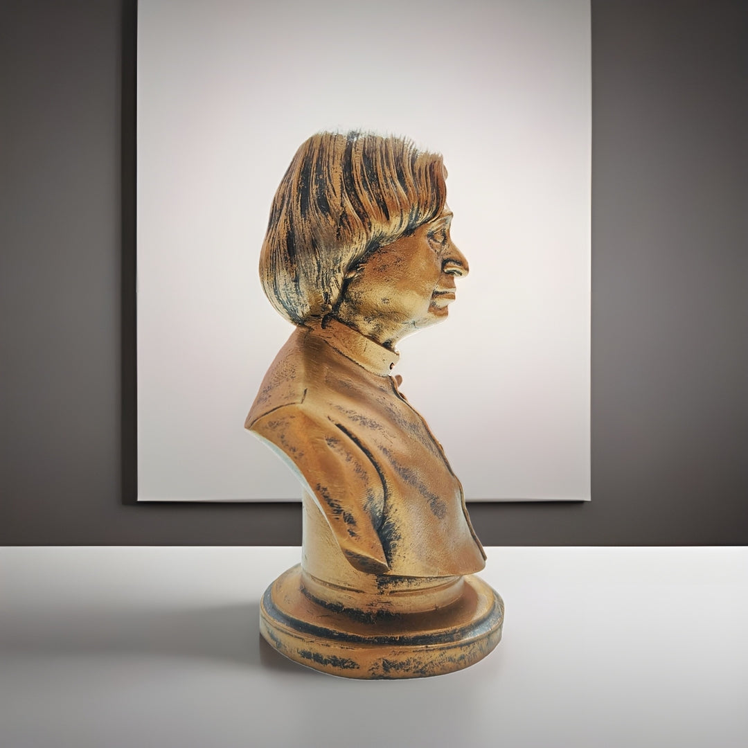 Dr. APJ Abdul Kalam Statue, Antique Bronze Colour Finish, 5 Inches, Resin