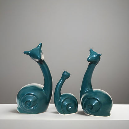 Snail Family Figurines